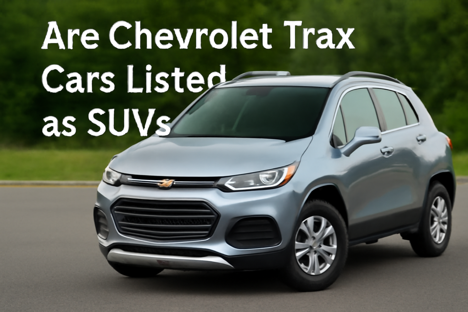 are chevrolet trax cars listed as suvs