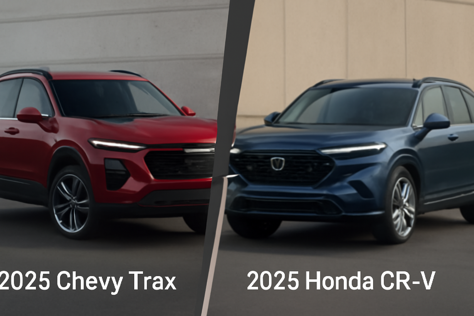 Which is faster 2025 chevy trax or 2025 honda crv
